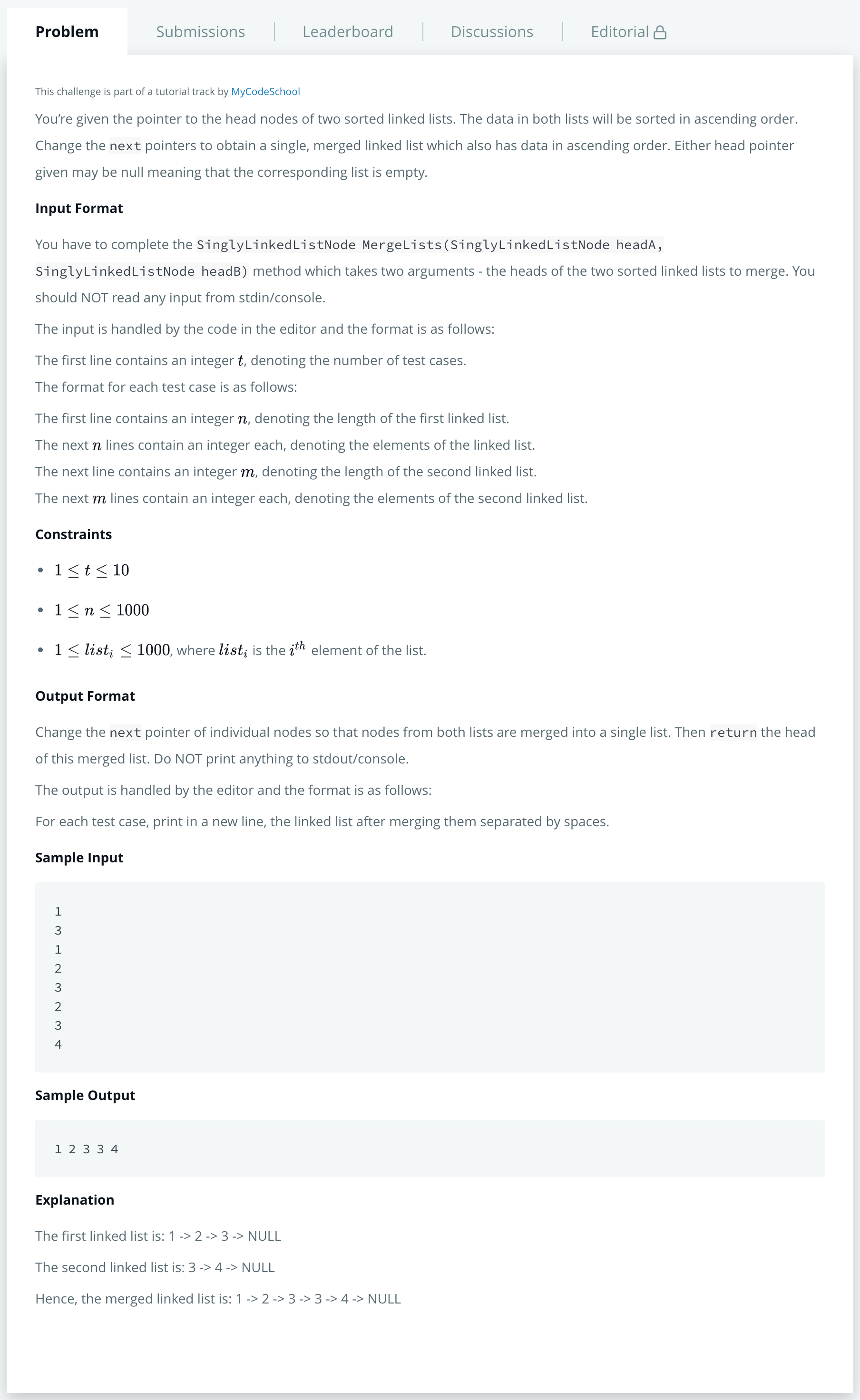 linked-list-merge-two-sorted-linked-lists-hackerrank